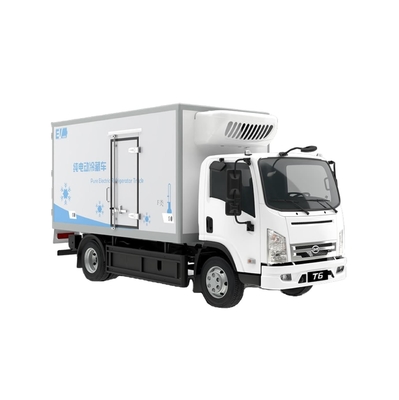 Venta caliente 180KM BYD limpio eléctrico camión de caja frigorífica entrega ciudad