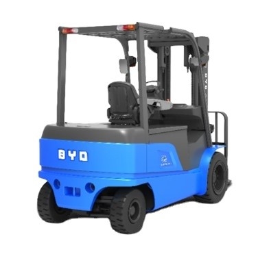 Fabricada en China, la carretilla elevadora eléctrica de cuatro pivotes de BYD pesa 4.0-4.5-5.0 toneladas para Dual Drive