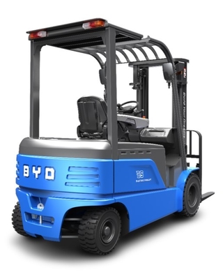 Fabricada en China, la carretilla elevadora eléctrica de cuatro pivotes de BYD pesa 4.0-4.5-5.0 toneladas para Dual Drive