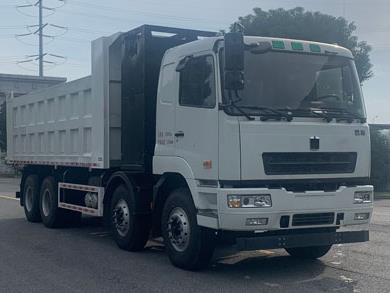 Geely Commercial, batería CATL, cambio de batería de 282 grados, camión de descarga eléctrico puro 8X4 para el transporte de residuos urbanos