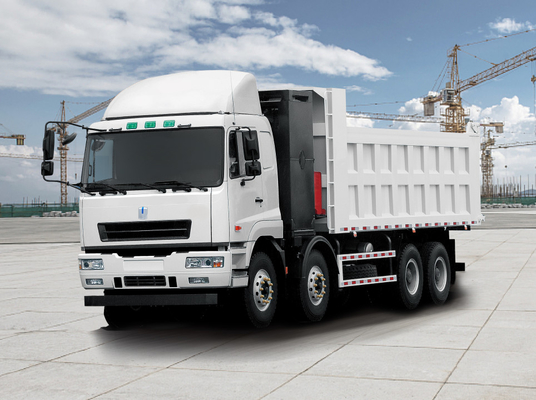Geely Commercial, batería CATL, cambio de batería de 282 grados, camión de descarga eléctrico puro 8X4 para el transporte de residuos urbanos