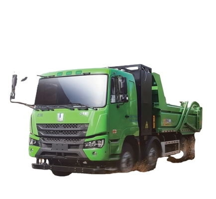 China Geely, batería CATL, cambio de batería de 282 grados, camión de descarga eléctrico puro 8X4 M7 para el transporte de residuos urbanos