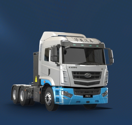 China Remote, versión compuesta H7, CATL282Kwh cambio de batería, tractor eléctrico puro 6x4 para transporte de corta distancia