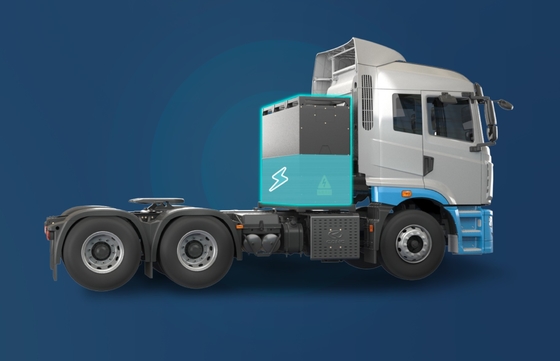 China Remote, versión compuesta H7, CATL282Kwh cambio de batería, tractor eléctrico puro 6x4 para transporte de corta distancia