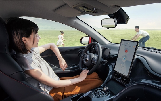El sedán eléctrico compacto BYD e2 tiene un alcance de 405 kilómetros.