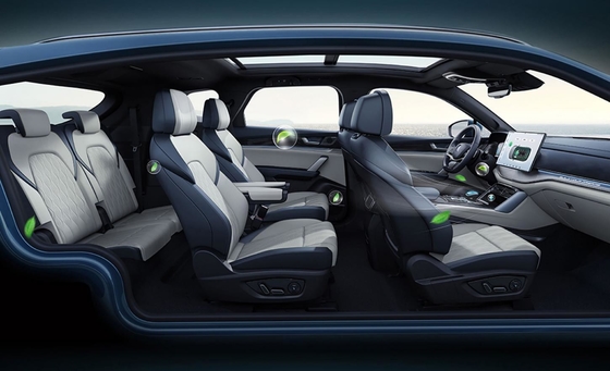 El gran SUV de la ciudad súper híbrido de BYD, Tang Dmi, viene para la disrupción