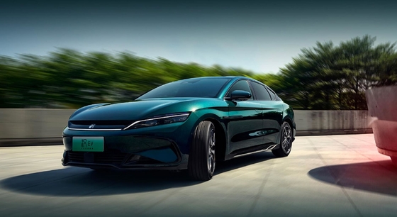 Venta caliente BYD coche de rendimiento Han EV edición limitada inteligente sedán eléctrico de tracción en las cuatro ruedas