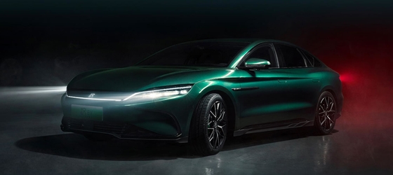 Venta caliente BYD coche de rendimiento Han EV edición limitada inteligente sedán eléctrico de tracción en las cuatro ruedas