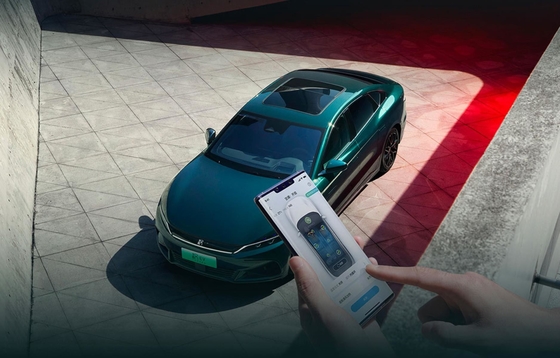 Venta caliente BYD coche de rendimiento Han EV edición limitada inteligente sedán eléctrico de tracción en las cuatro ruedas