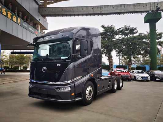 Venta caliente 282 kilovatios hora de electricidad, BYD 6x4 tractor eléctrico puro dedicado al muelle