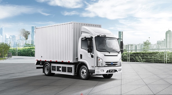 Venta caliente 180KM BYD limpio eléctrico camión de caja frigorífica entrega ciudad