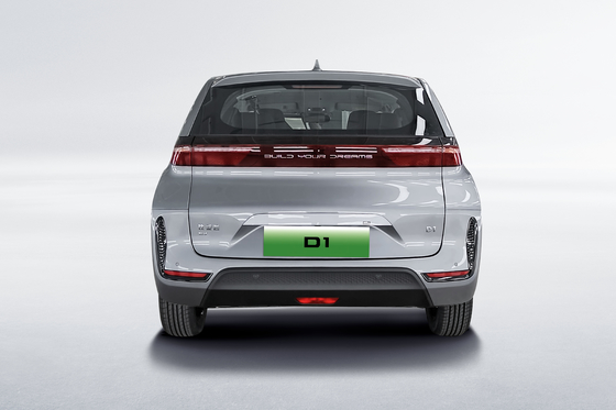 China hizo 418KM puerta corredera lateral BYD D1 limpio sedán eléctrico coche compartido