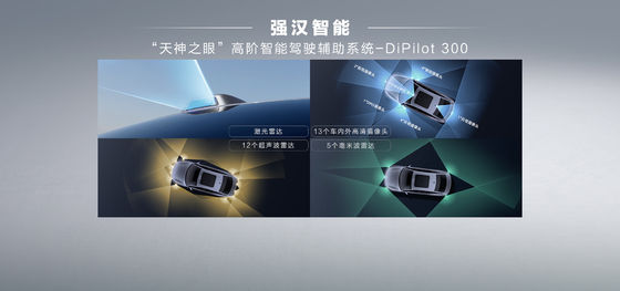 BYD Qin Plus DMI 102km Leading Glory Edition con una potencia máxima de 132kw