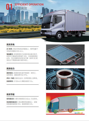 Las especificaciones del camión eléctrico puro T5